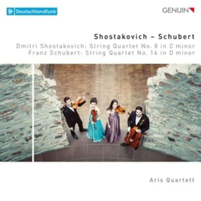 Streichquartett op.110/Streichquartett D 810 - Aris Quartett, CD