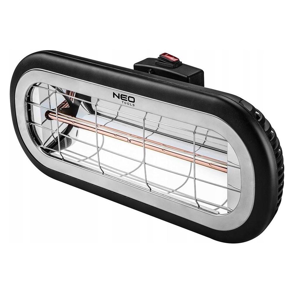 Neo Tools electric heater (2000 W radiator, IP65, low glare amber lamp heating element) (2000 W) (90-032)