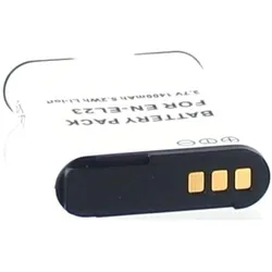 AGI 15707 - 1400 mAh - 3,8 V - Lithium-Ion (Li-Ion) (Kamera Akku), Kamera Stromversorgung, Schwarz