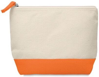Trousse personnalisable en coton KLEUREN coton orange