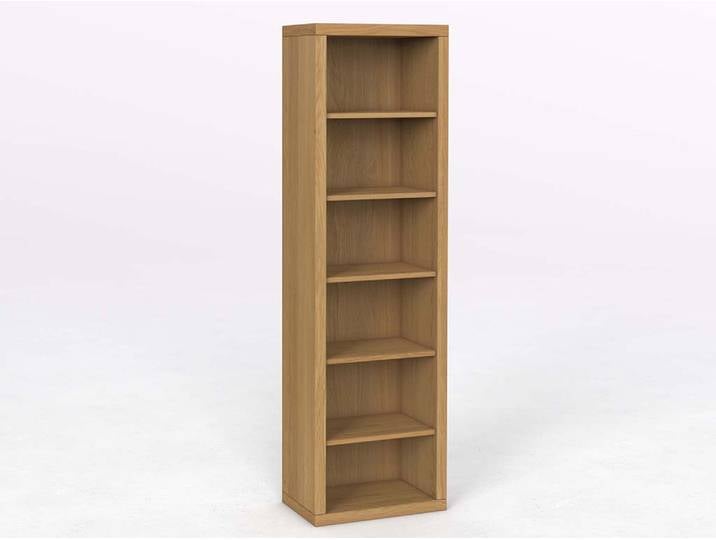 Eichenregal Hell „Ingrid“ 50 cm 50 x 218 cm Eiche Hell