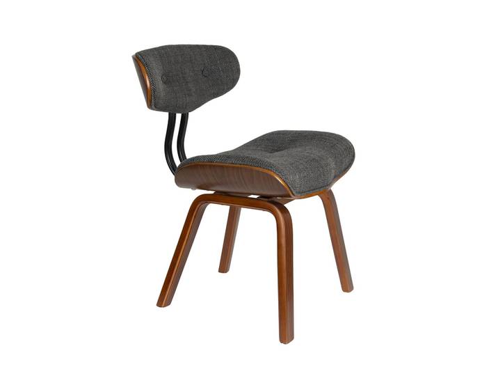 Dutchbone Blackwood Stuhl Grau, Neu – Perfekt für Büro und Empfang