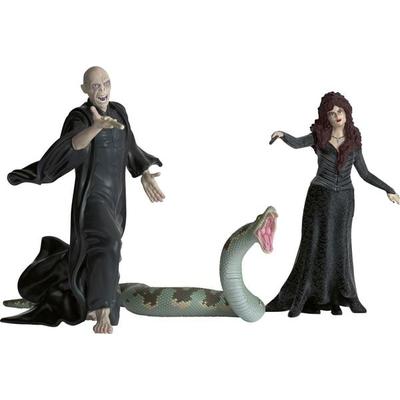 schleich® 42684 - Wizarding World - Harry Potter, Lord Voldemort, Nagini & Bellatrix Lestrange, Spielfiguren, Höhe Lord V. ca. 10 cm