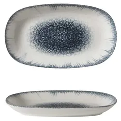 GÜRAL Porselen ANTARES BILBAO OVAL PLATE 30x16cm