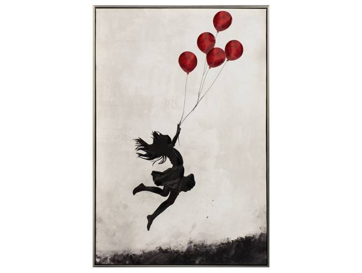 Bild Jumping Ballon Girl image LAND / Grösse: 90 x 60 cm
