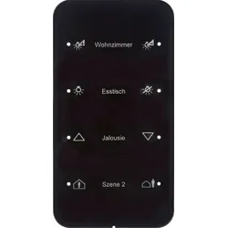 Berker Touch-Sensor 4-fach Glas schwarz 75144165