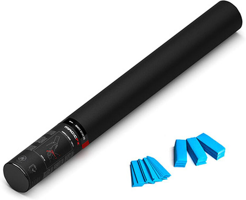 MagicFX Magic Fx Handbetriebene Konfettikanone 50cm - Hellblau