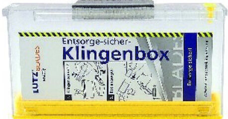 LUTZ BLADES Sicherheits-Klingenbox 120x65x25mm ; Gesutra (470044)