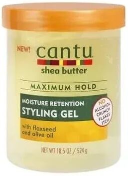 Cantu Shea Butter Styling Gel com Sementes de Linhaça + Azeite de Oliva 524g