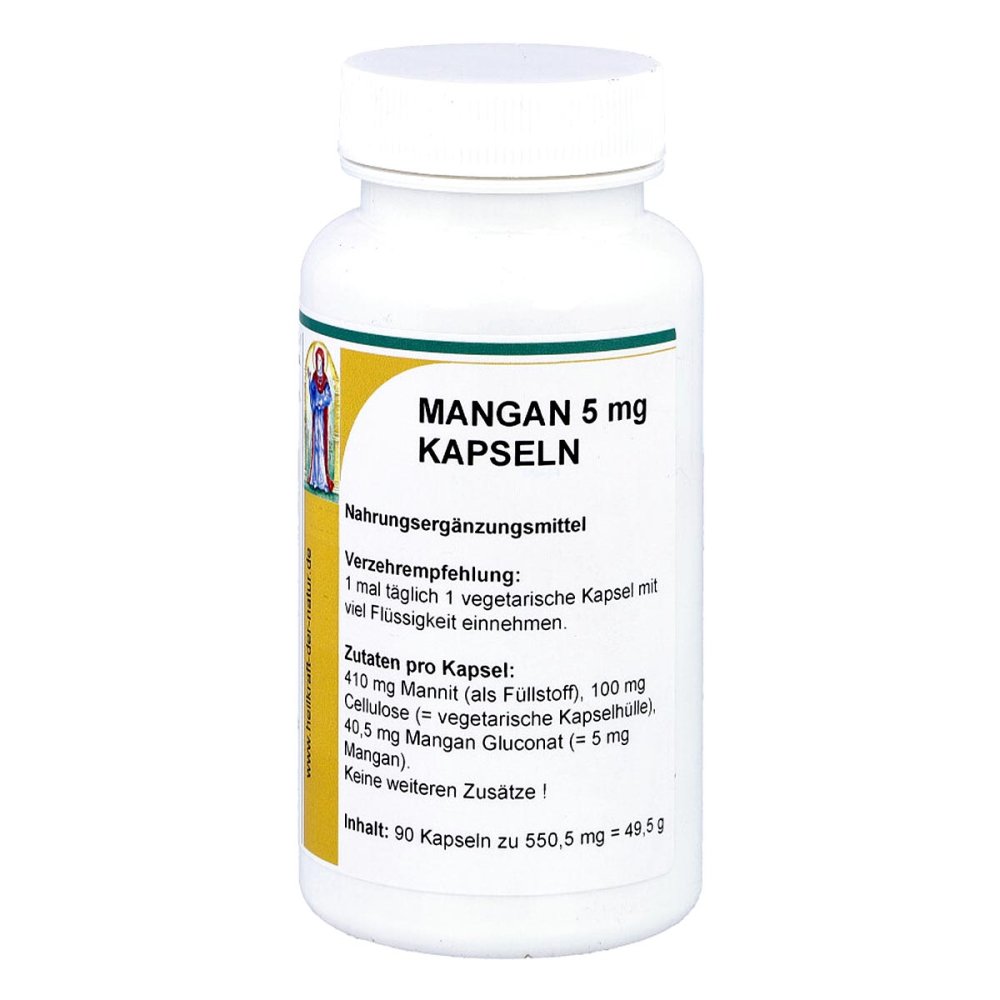 Reinhildis-Apotheke Mangan 5 mg Gluconat Kapseln 11169191