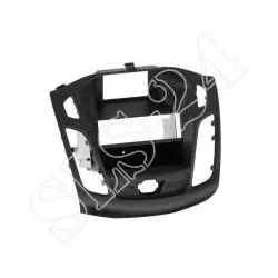 Ford Focus (DYB) 04/2011 - 11/2014 Doppel-DIN Radioblende mit Ablagefach schw...