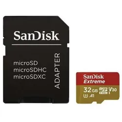 SanDisk Extreme? Mobile microSDHC-Karte 32 GB Class 10, UHS-I, UHS-Class 3, v30 V SDSQXAF-032G-GN6MA