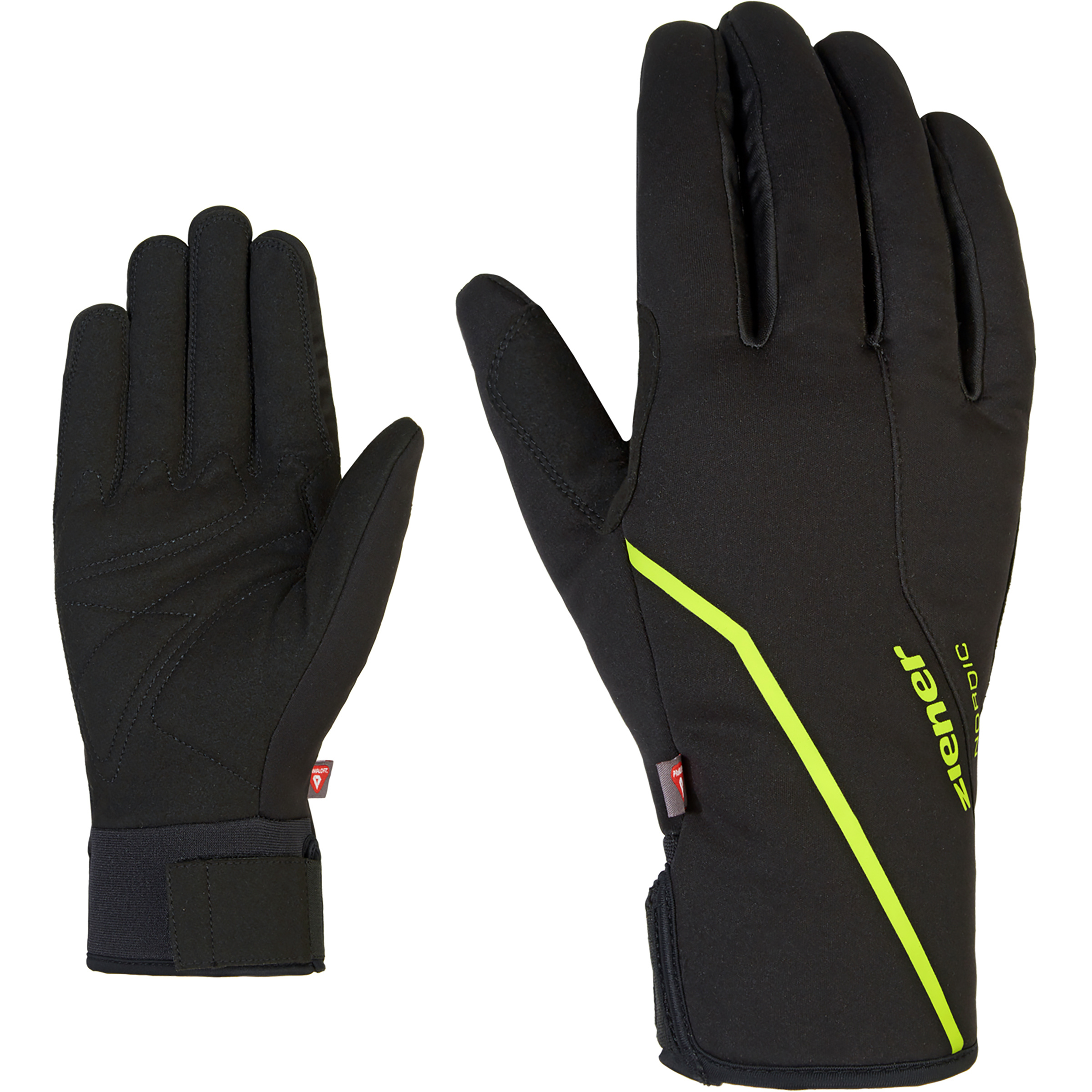Ziener Ultimo-Z Pr Herren Fingerhandschuhe schwarz Größe 11 Langlauf Klassik | Langlauf Skating Winddicht Wasserabweisend
