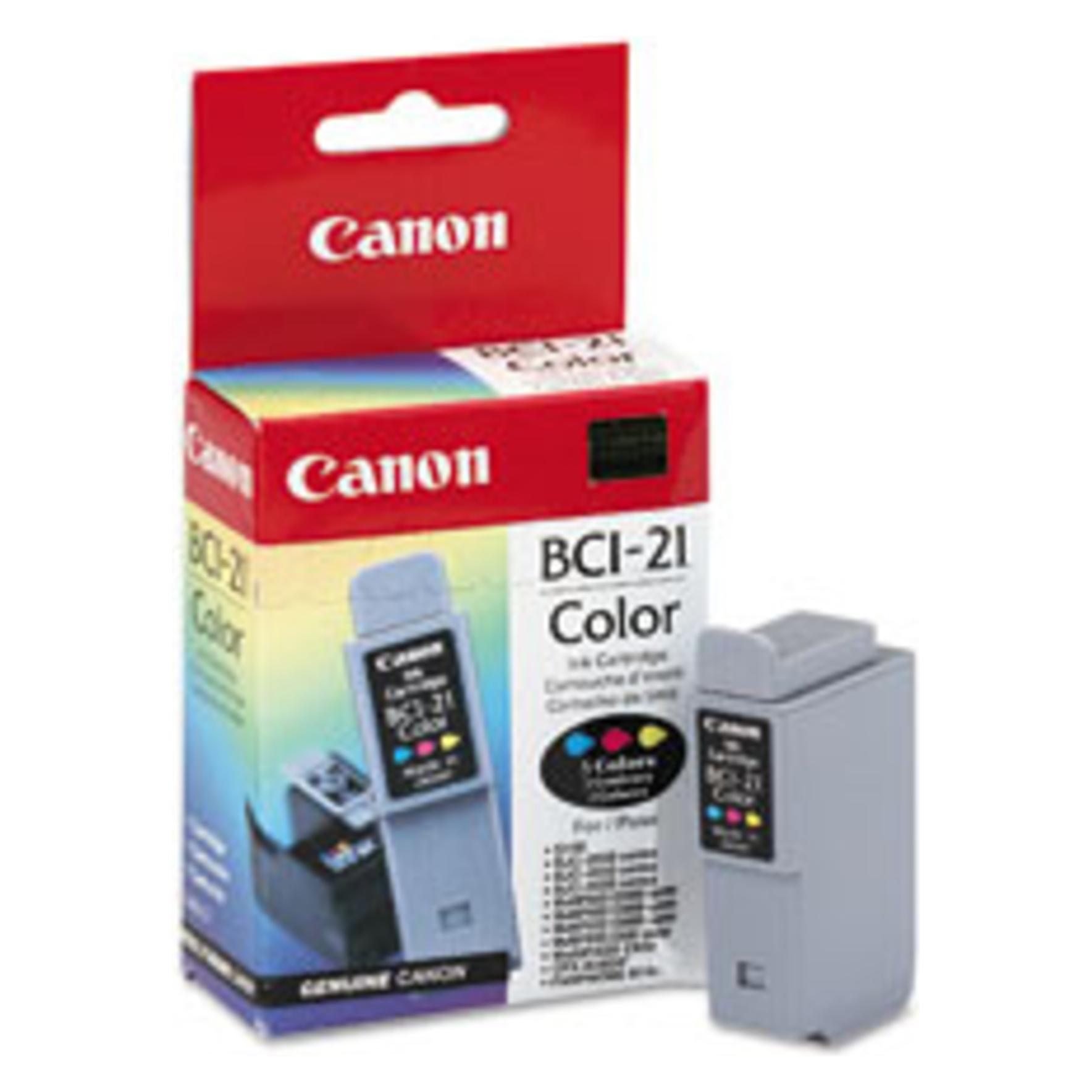 Canon BCI-21 - Gelb, Cyan, Magenta - Original (C, M, Y) (0955A002)