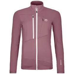 Ortovox Damen Fleece Grid Jacke - S - dusk rose
