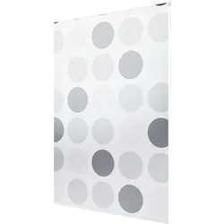 KS Handel 24 Basic Duschrollo Duschvorhang PEVA Retro grau 70x240 cm
