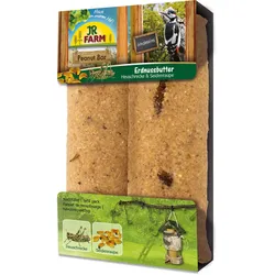 JR FARM Peanut Bar Erdnussbutter 2er-Pack 700g Wildvogelfutter zum Nachfüllen Heuschrecken & Seidenraupen