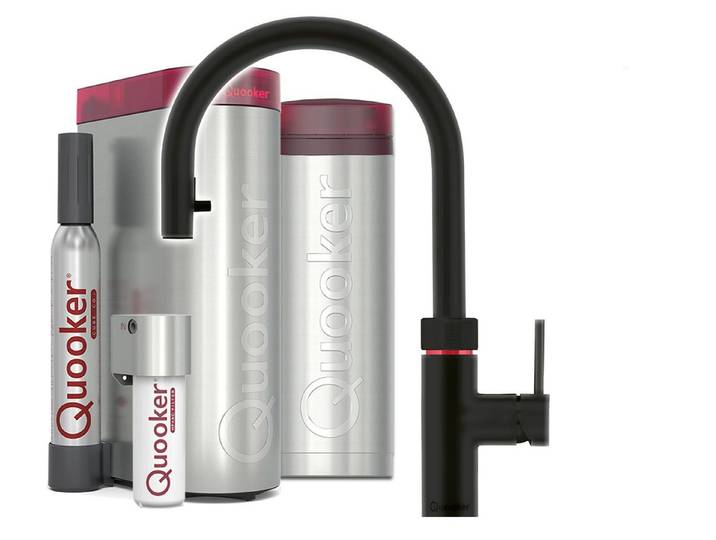 QUOOKER Küchenarmatur Quooker PRO3 & CUBE, Flex inkl. Cube-Filter
