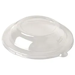 PAPSTAR 400 Dom-Deckel, PET rund Ø 15,5 cm · 3 cm klar