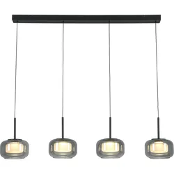 LED-Hängeleuchte Kalti Schwarz/Weiß max. 32 Watt