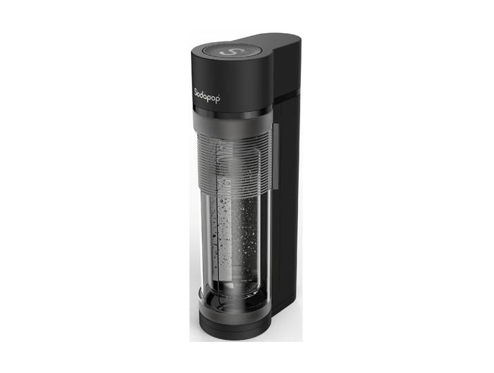 Wassersprudler Sodapop Sprudler , schwarz, B:19cm H:42,5cm T:11cm, Wassersprudler, Wassersprudler