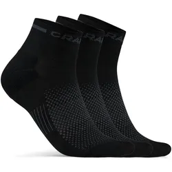 3er Pack CRAFT Core Dry Mid Socken 999000 - black 34-36