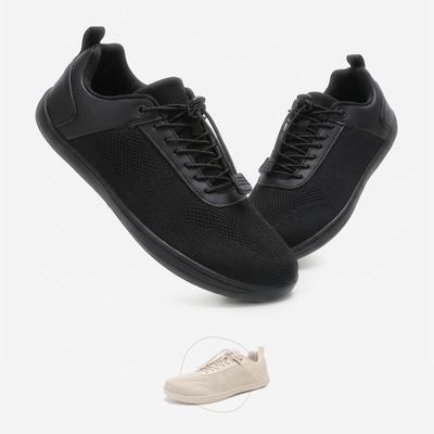Barfußschuh DOTALES "Citystep Barfußschuhe Damen & Herren Barfuß Sneaker", Damen, Gr. 41, Normalschaft, schwarz, Kunstfaser, Polyurethan, Schuhe Barfußschuh, Barfuß Sneaker, Minimalschuhe