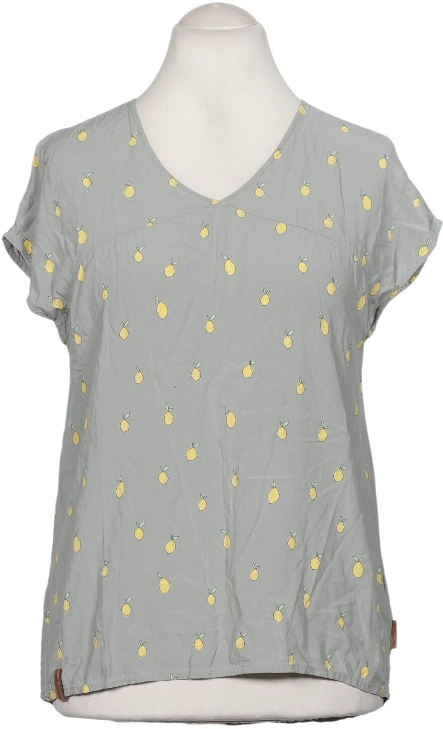 Naketano Damen Bluse, Mehrfarbig, Gr. L, Viskose - Second Hand