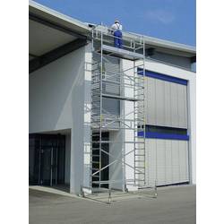 MUNK Günzburger Steigtechnik 154645 Aluminium Rollgerüst Montage ohne Werkzeug Arbeitshöhe (max.): 8.5 m