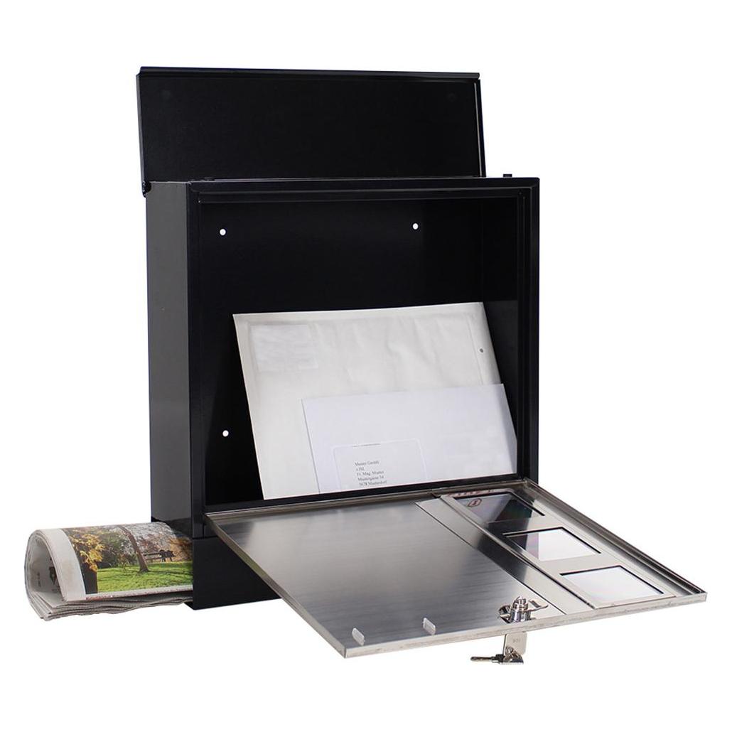 Rottner Briefkasten Design Mailbox (12 x 37 x 38 cm) (T05535)