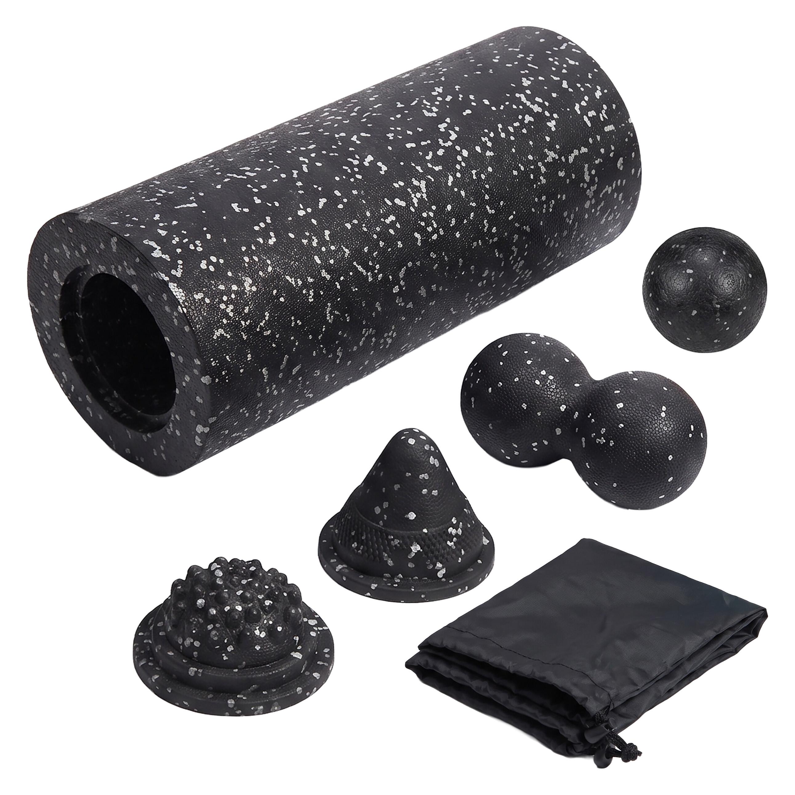 Relaxdays 5-tlg. Faszienrolle-Set (15 cm) (4052025543228)