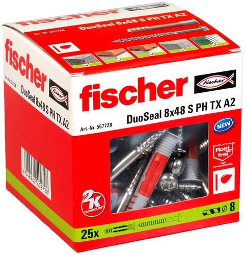 Fischer 557728 DuoSeal Dübel 48mm 8mm 25St.