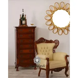 Chippendale Barockkommode Anrichte Mahagoni Antik