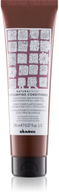 Davines Naturaltech Replumping Conditioner après-shampoing hydratant pour des cheveux faciles à démêler 150 ml