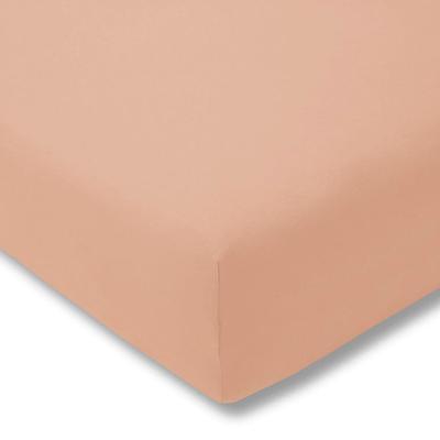 Bettlaken ESTELLA "Feinjersey", beige (sahara), B:200cm L:200cm, Jersey, Obermaterial: 100% Baumwolle, Bettlaken, Bettlaken, Rundumgummi