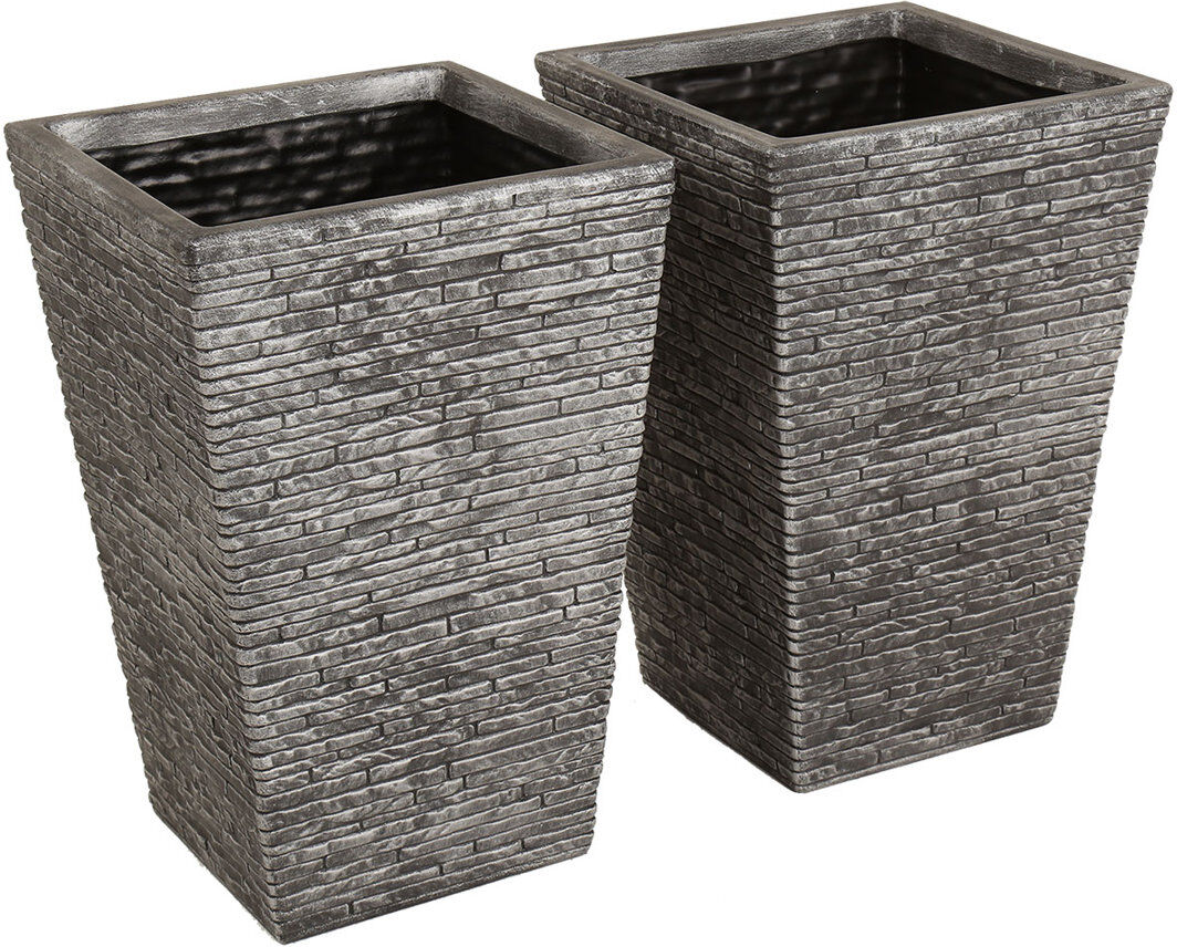 Charles Bentley Plastic Indoor / Outdoor Planter Box 45cm H X 30cm W X 30cm D