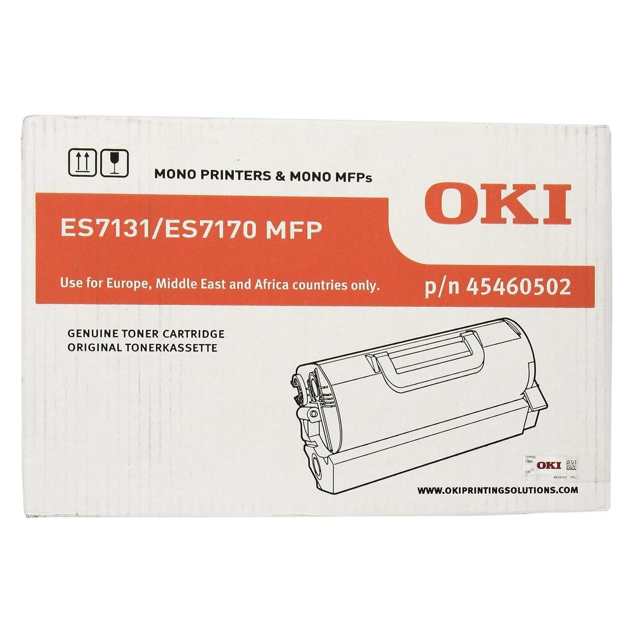 OKI Schwarz - Original - Tonerpatrone - für ES 7131dn (BK) (45460502)