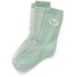 Tchibo - 2 Paar Kuschelsocken - Damen - Gr. 39-42 - creme