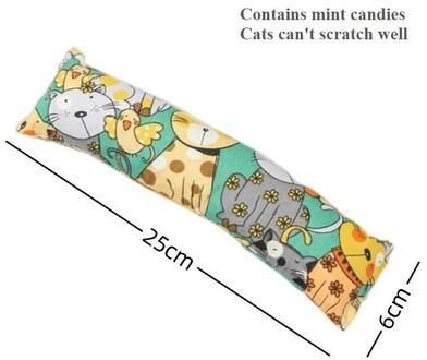 Inspired Finds Catnip Plush Pillow Toy For Chewing, Scratching & Stress Relief garden Cats