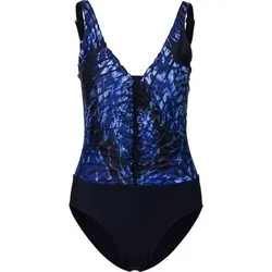 TECNOPRO Damen Badeanzug Flora, Größe 50C in Blau Blau