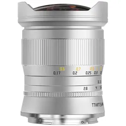 TTARTISAN 11mm f2,8 Fisheye Nikon Z silber (Vollformat)