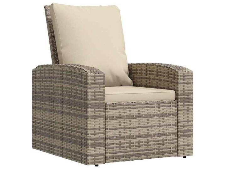 &Mode Fauteuils relax scandinave - Fauteuil inclinable de jardin avec coussins marron clair - rotin Sale877929