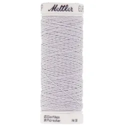 Mettler Elastic-Gummifaden, 10 m-Spule, weiß