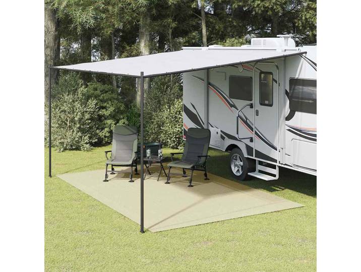 vidaXL Zeltteppich Creme 6x3 m