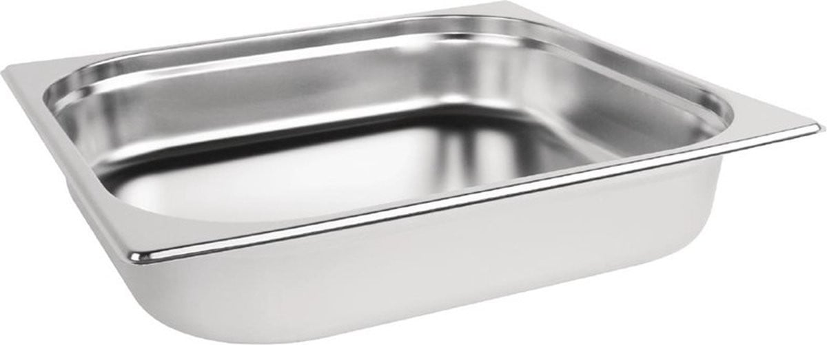 Vogue RVS Gastronorm Pan 2/3 GN, 5,5 liter, Diepte: 65 mm