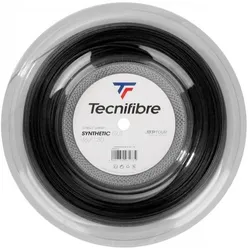 Tennissaite - Tecnifibre - SYNTHETIC GUT - 200 m - Schwarz
