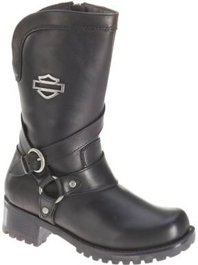 Harley-Davidson Amber - Womens 8.5 Black Boot Medium