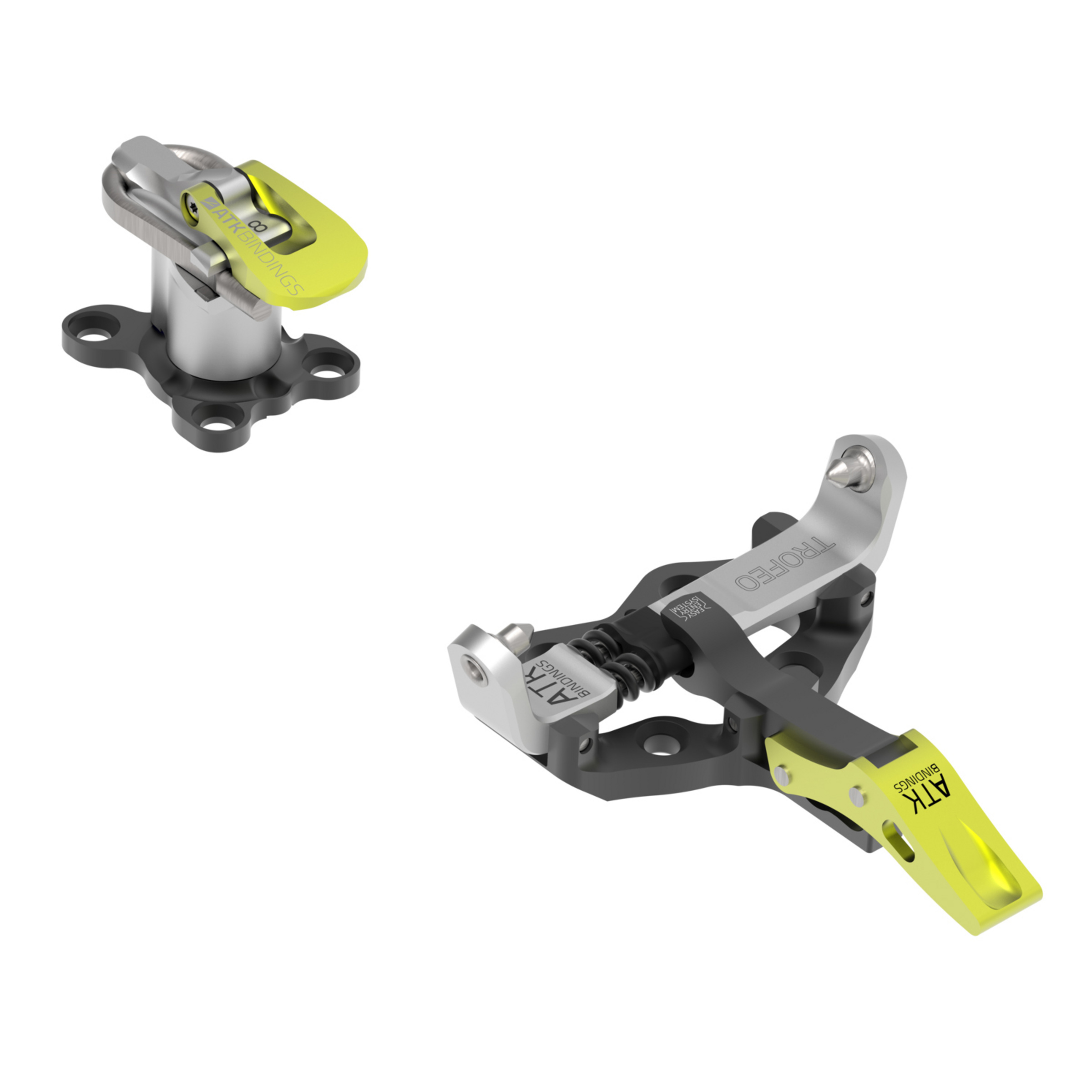 ATK Bindings Trofeo Tourenbindung Tourenbindungen schwarz Größe Z8 Skitour