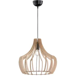 Pendelleuchte WOOD (DH 44x150 cm) - braun - DH 44x150 cm