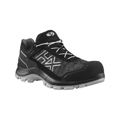 Sicherheitsschuh HAIX "Black Eagle Safety 400 C GTX" Gr. 8, schwarz-weiß (grau), 8, Schuhe